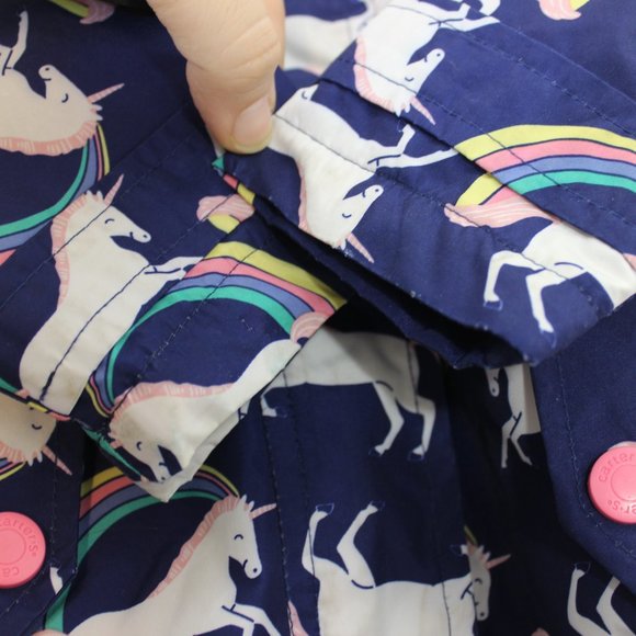 CARTER'S Fall Fleece Unicorn Jacket 18 M - Picture 3 of 7